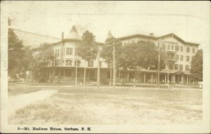 Gorham NH Mt. Madison House SHOREY c1920 Real Photo Postcard