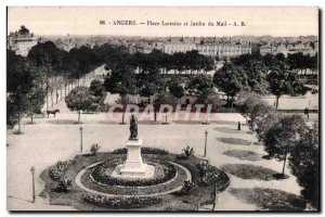 Old Postcard Angers Lorraine Square Garden and Du Mail