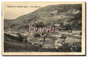 Old Postcard Salins Les Bains Vue Generale