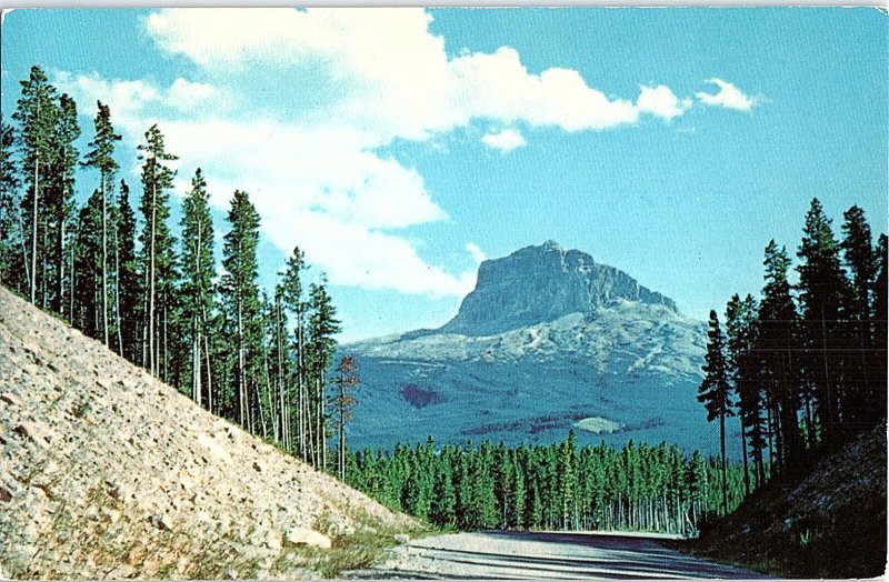 Chrome MOUNTAINS SCENE Waterton Lakes - Near Lethbridge Alberta AB AH9090