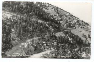 RPPC Postcard Switchbacks Broadmoor Cheyenne Mt Colorado Springs CO