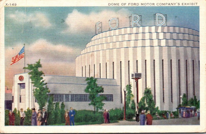 1933 Chicago World's Fair Dome Of Ford Motor Company Exhibit 1934