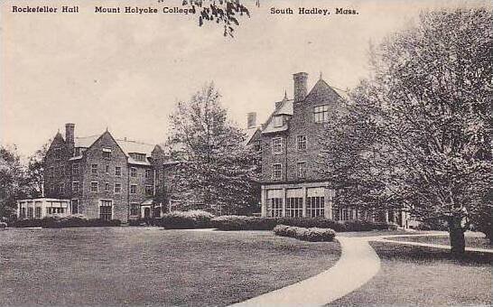 Massachusetts South Hadley Mount Holyoke College The Rockefeller Hall Albertype