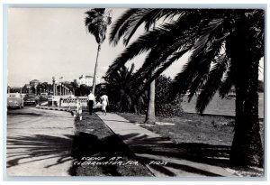c1940's Scene At Cars Clearwater Florida FL Unposted Vintage RPPC Photo Postcard