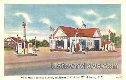 White House Service Station in Irving, New York