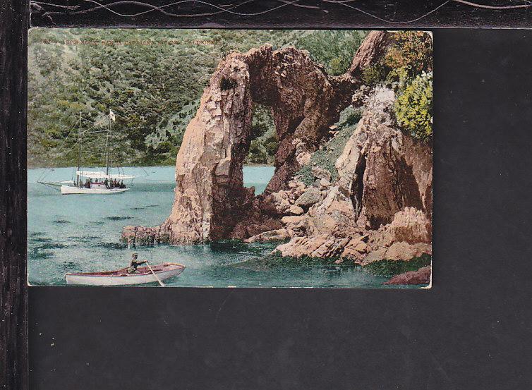Arch Rock,Santa Catalina Island,CA Postcard 