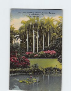 Postcard The Wedding Chapel The Sunken Gardens St. Petersburg Florida USA