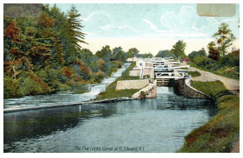 19009  NY Fort Edward  The Five Locks Canal