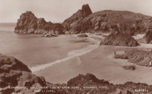 Asparagus Gull Rock The Lizard Kynance Cove Real Photo Cornwall Postcard
