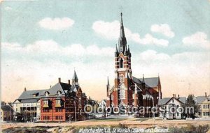 St Marie's Church & Convent Manchester, NH, USA Postal Used Unknown 