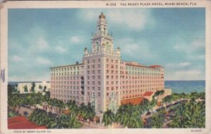 Florida Miami Beach The Roney Plaza Hotel Curteich