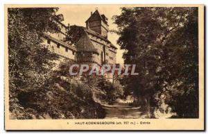 Old Postcard Hochkönigsburg Entree
