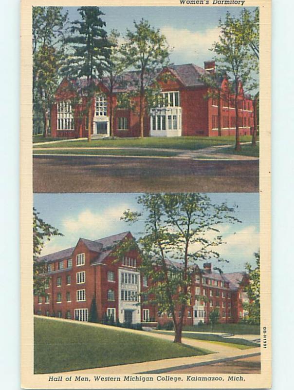 Women's And Men'S Dorms At Western Michigan College Kalamazoo Michigan MI L9374