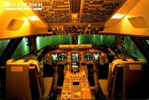 Airplanes Japan Airlines Boeing 747-400 Cockpit View