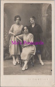 Ancestors Postcard - French Ladies, Vintage Fashion, Champeaux  RS37823