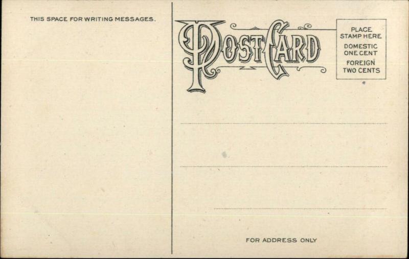 American History PAUL REVERE'S RIDE Poem Series c1910 Postcard #4