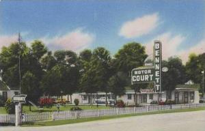 North Carolina Lumberton Bennett Motor Court In The Pines