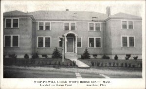 WHITE HORSE BEACH MA Whip-po-Will Lodge Old Postcard