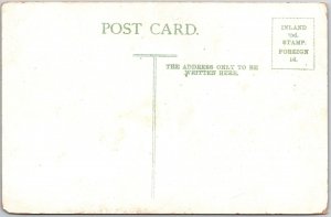 City Birds Eye View Buidlings And Landmarks Postcard