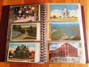 180 Vintage Post Cards in Post Card Album #2