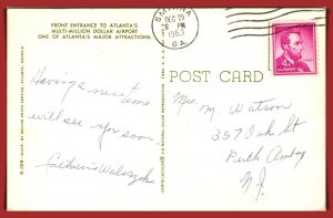 Georgia, Atlanta - Front Entrance To Airport - [GA-164]