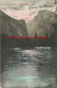 Yosemite National Park, California, Merced River Moonlight, Rieder No 6690