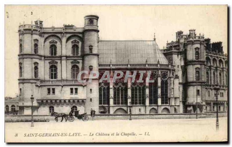 Old Postcard St Germain en Laye The Castle and Chapel