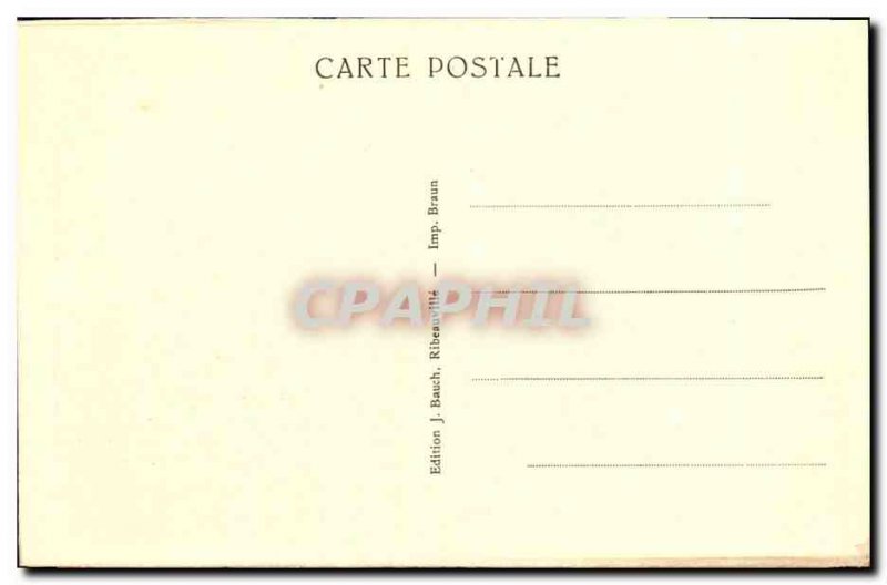 Old Postcard Ribeauville Rue Cloitre