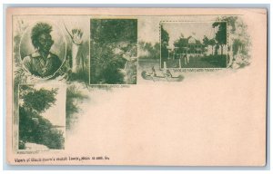 Rockford Illinois IL Postcard Views Of Black Hawk's Watch Tower Multiview 1903