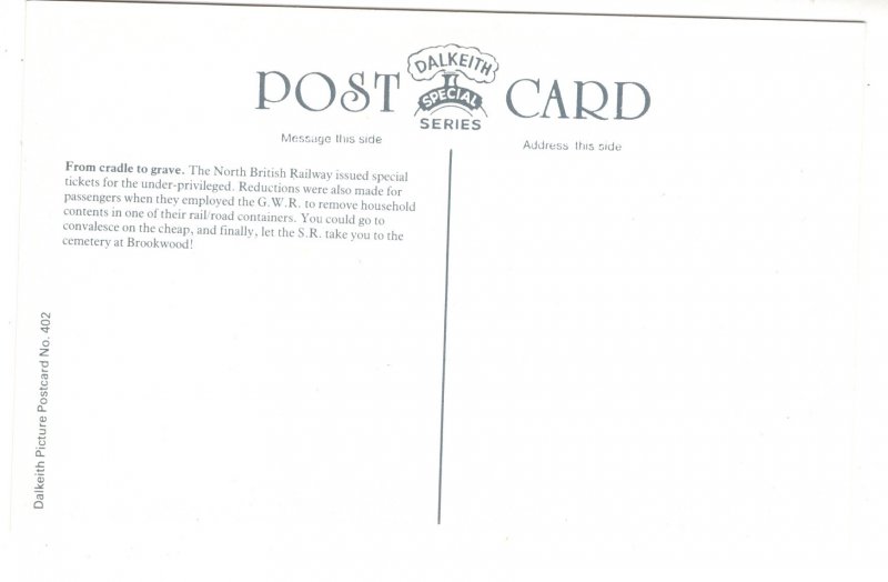 North British Railway Special Tickets for Under Privileged