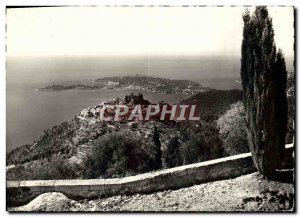 Modern Postcard Eze Village and Cap Ferrat