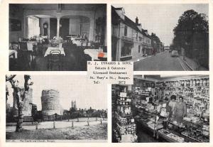 BR98457 the castle and church bungay  st mary s st bungay   uk