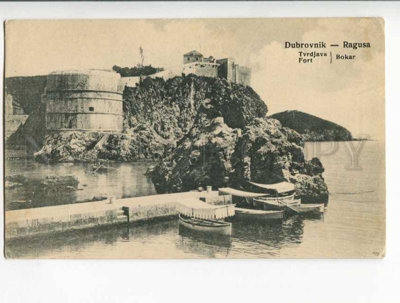 262196 Croatia DUBROVNIK RAGUSA Fort 1908 year postcard