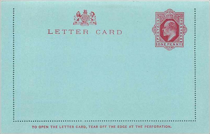 Entier Postal Stationery Postal Britain Great Britain 1p