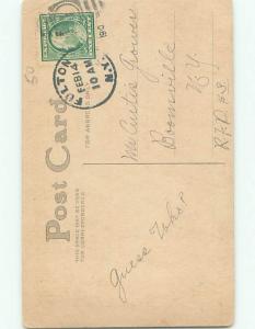 Divided-Back CUPID VALENTINE SCENE Cute Postcard W7700