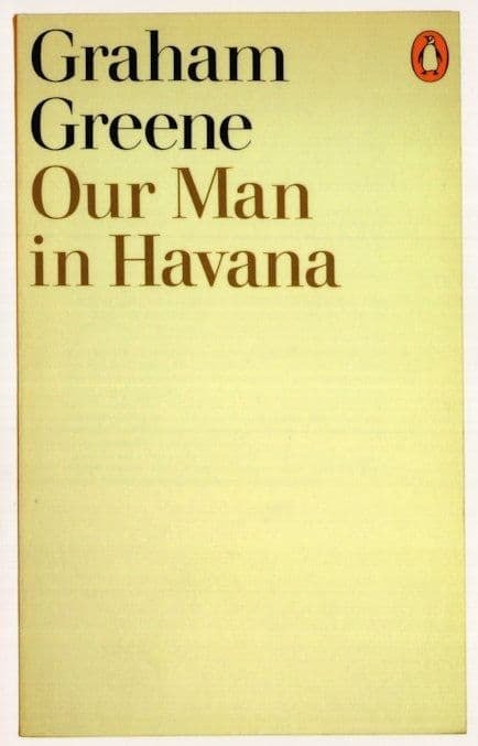 Graham Greene Our Man In Havana 1975 Book Postcard