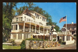 Rockport, Massachusetts/MA/Mass Postcard, Peg Leg Inn Motel & Restaurant, 1966!