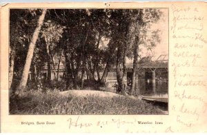 Waterloo, Iowa - The Bridges - Sans Souci - in 1906