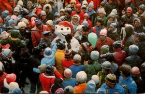 Canada Quebec Arrivee du Bonhomme Carnival