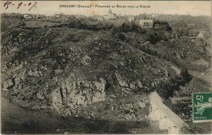 CPA CROZANT Panorama du Bourg avec la Creuse (1143626)