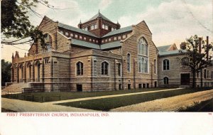 Postcard First Presbyterian Church in Indianapolis, Indiana~129805