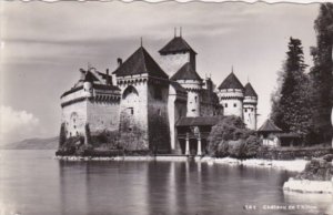 Switzerland Chateau de Chillon 1946 Real Photo