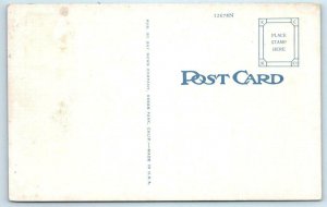 SANTA MONICA, CA  County Bathing Beach ROOSEVELT HIGHWAY ca 1940s  Postcard