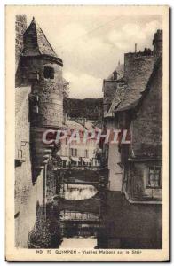 Old Postcard Quimper Old Houses On the Steir