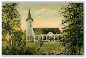 c1910 Scene at Ore Church Hastings England Embossed Antique Posted Postcard