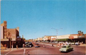 Mesa AZ Main Street Firestone Sign Unused Vintage Postcard H21