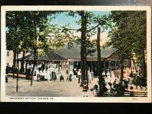 Vintage Postcard 1915-1930 Amusement Park, Pen-Mar, Pennsylvania (PA)