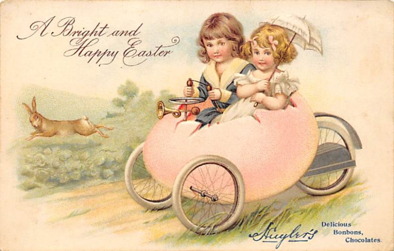 Huylers Chocolate Happy Easter Advertising Unused 