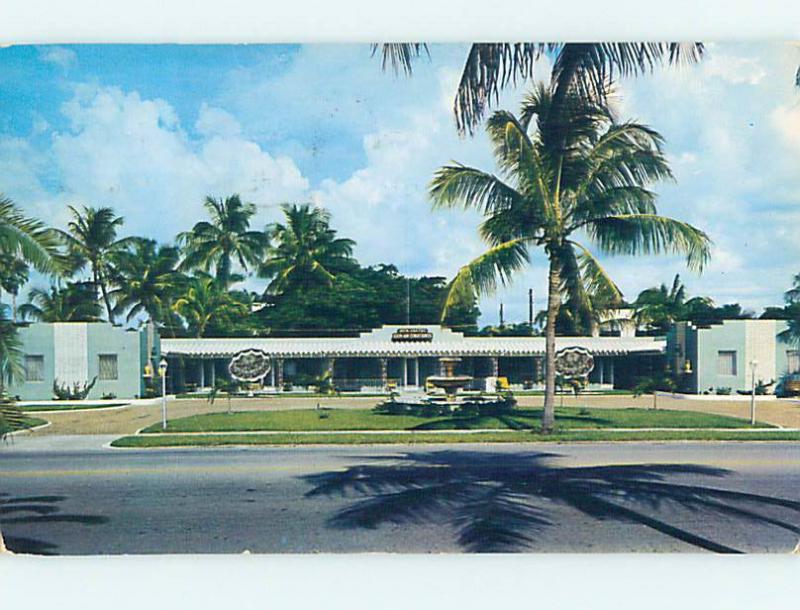 Pre-1980 FOUNTAIN MOTEL West Palm Beach Florida FL M1741