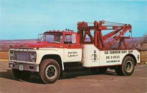 Postcard Virginia Alexandria 1960s Tow truck advertising Big John 23-11407